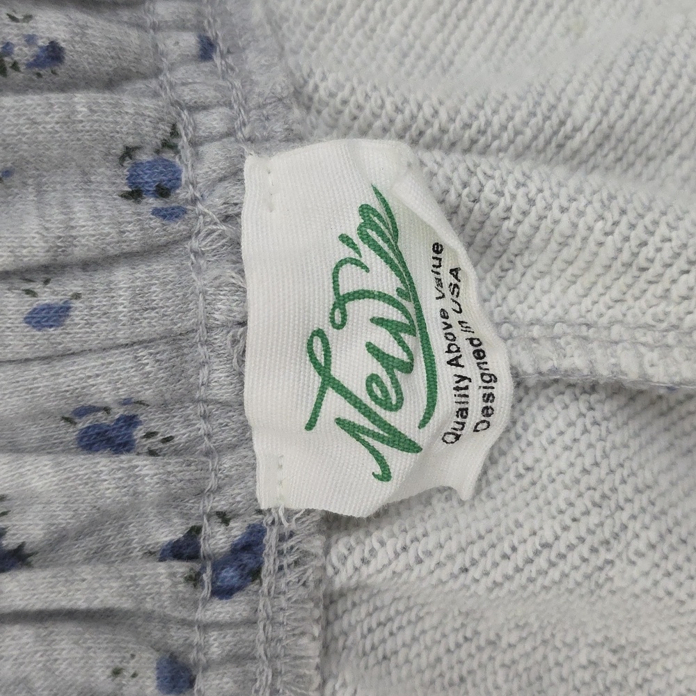 Vintage New’m Floral Pajama Lounge Pants Cottagecore Sleepwear W/ Pockets - Picture 2 of 4